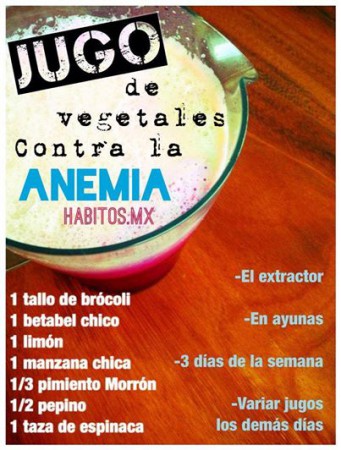 Contra la anemia